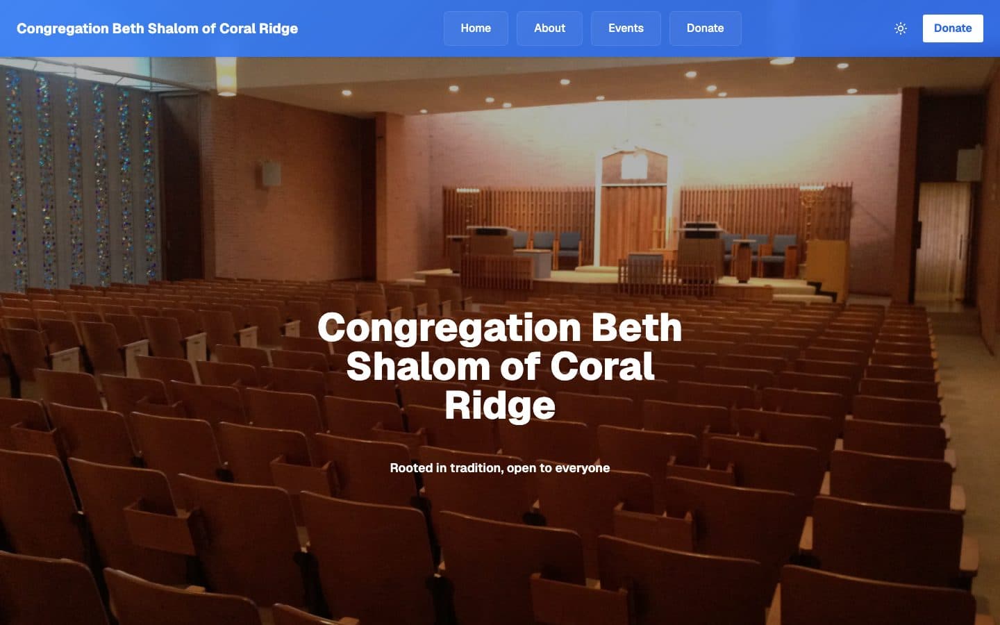 Congregation Beth Shalom homepage